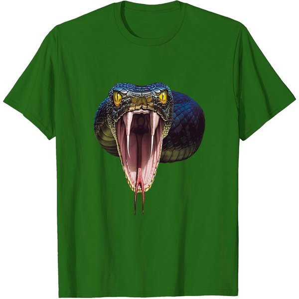 Snake Aesthetic T-Shirt Scary Black Mamba-image