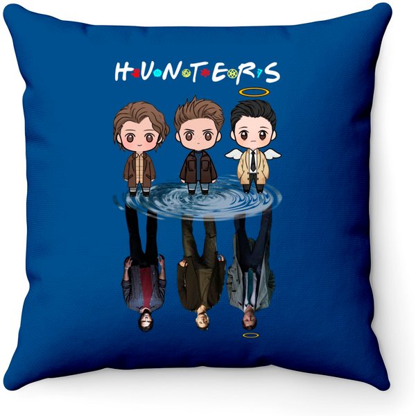 Hunters Supernatural Water Reflection Throw Pillows-image