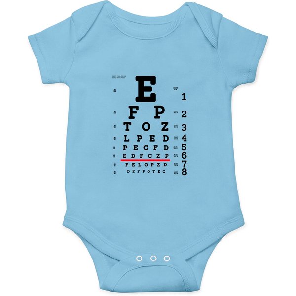 Eye Chart - Eye Chart - Onesies-image