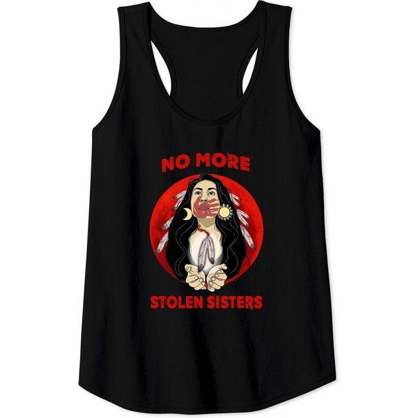 Native American No More Stolen Sisters Tank Tops-image