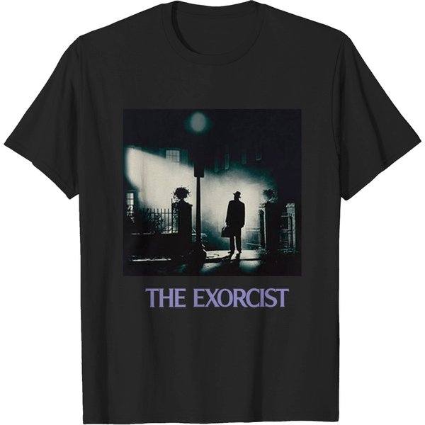 The Exorcist Movie Poster William Peter Blatty Tee T-Shirt-image