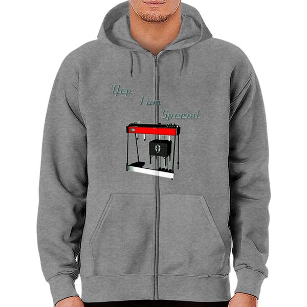 Pedal Steel Guitar Zip Hoodies-image
