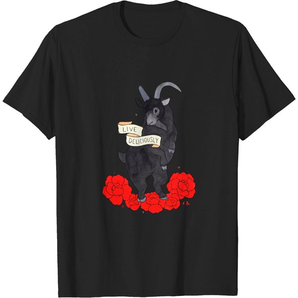 Black Phillip Live Deliciously - Black Phillip - T-Shirt-image