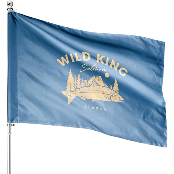 Wild King Salmon - Salmon - House Flags-image