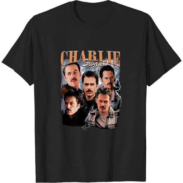 Vintage Charlie Swan Vintage 90'S Shirt, Billy Burke Fan Made Tee - Team Charlie Shirt-image