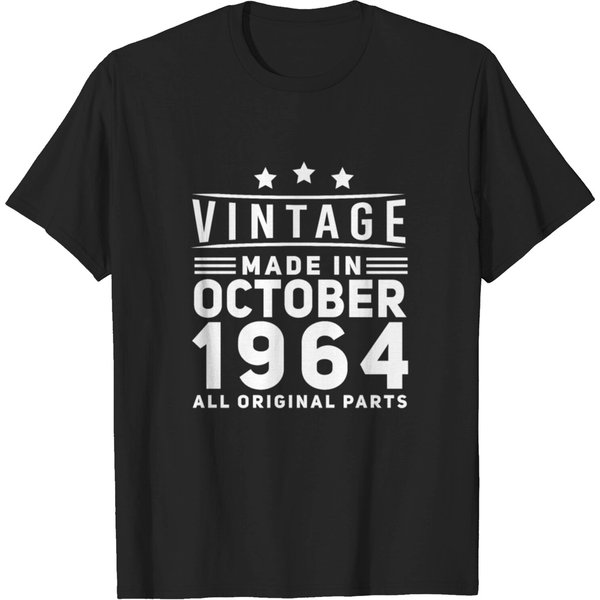 1964 In October Vintage Gift T-Shirt-image