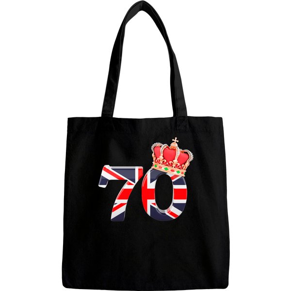 Queen Elizabeth Ii Platinum Jubilee 2022 Celibration Official Emblem Bags Union Jack Royal Crown The Queen's Bags-image