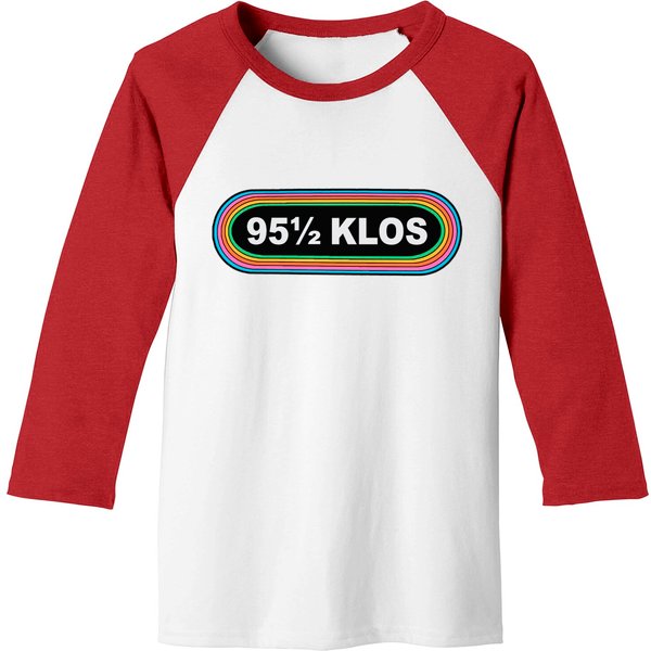 951/2 Klos California Rock Radio Station Baseball Tees-image