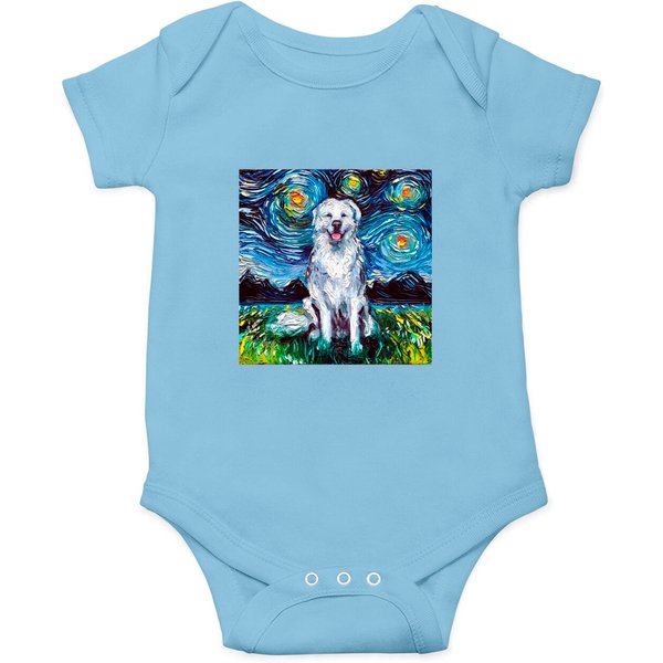Great Pyrenees Night - Great Pyrenees - Onesies-image