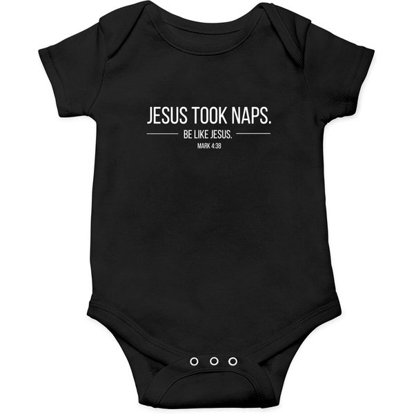 Jesus Took Naps Scripture Apparel Onesies-image