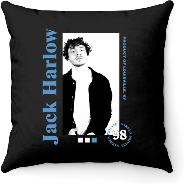Jack Harlow 2022 Tour Throw Pillows-image