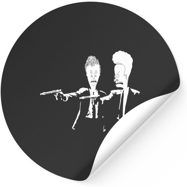 Beavis And Butthead Pulp Fiction - Beavis And Butthead - Stickers-image