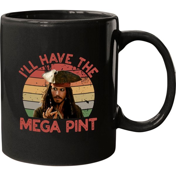 Johnny Depp Mega Pint Mug - Humor-image