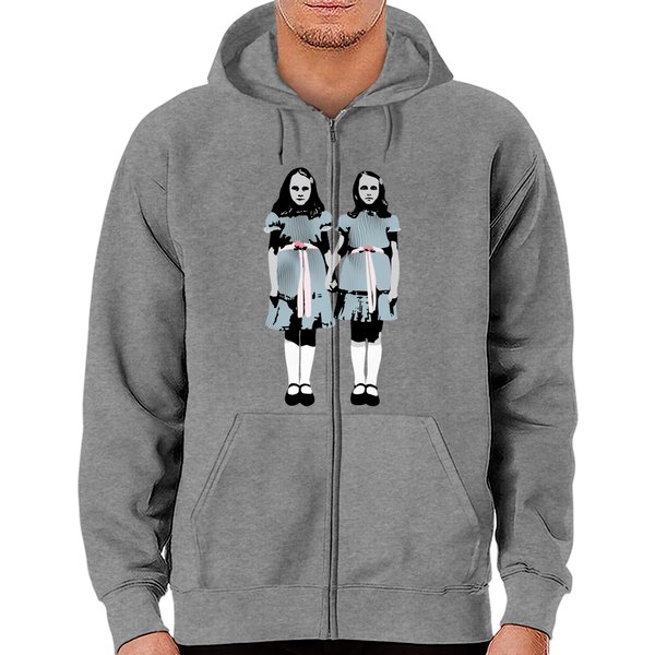 The Shining Twins - Creepy Twins - Zip Hoodies-image