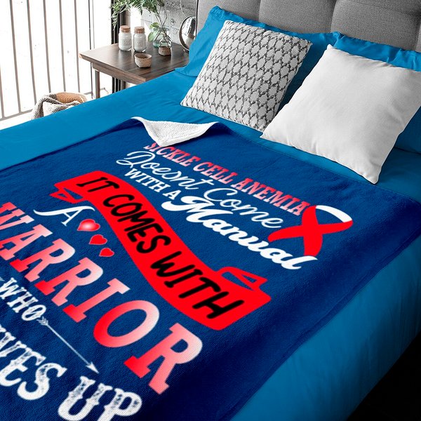 Sickle Cell Anemia Doesnt Come With A Manual It Co Baby Blankets-image
