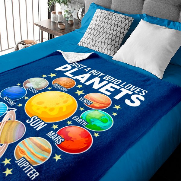 Solar System For Kids | Planet Baby Blankets-image