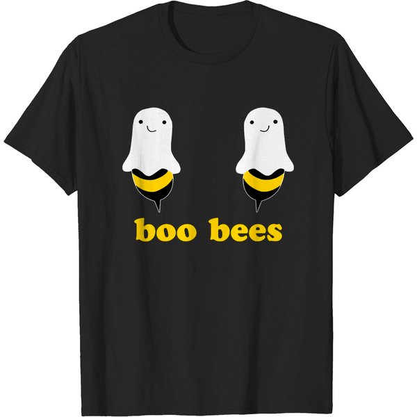 Boo Bees Shirt Couples Halloween Costume T-Shirt-image