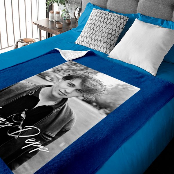 Johnny Depp Young 90S Classic Baby Blankets-image