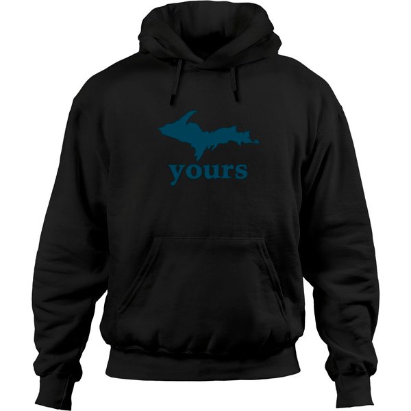 Up Yours Michigan Funny Upper Peninsula Apparel Hoodies-image