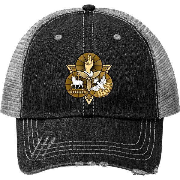 The Magnificent Seal Of The Holy Trinity Print Trucker Hats-image