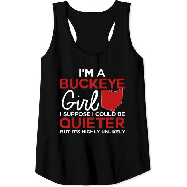 Im A Buckeye Ohio State Tank Tops-image
