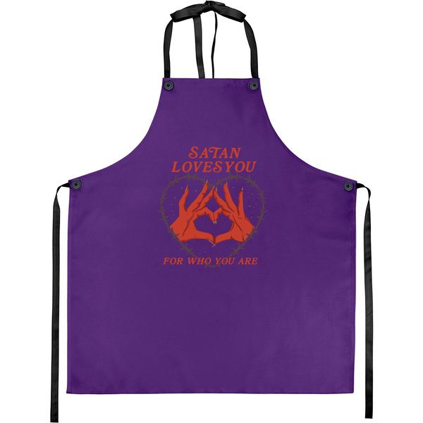Satan Loves You - Satan - Aprons-image