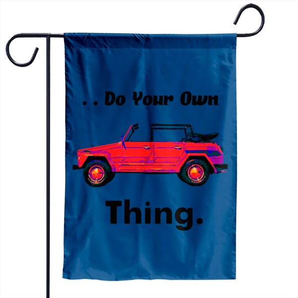 Do Your Own Thing. - Vw Thing - Garden Flags-image