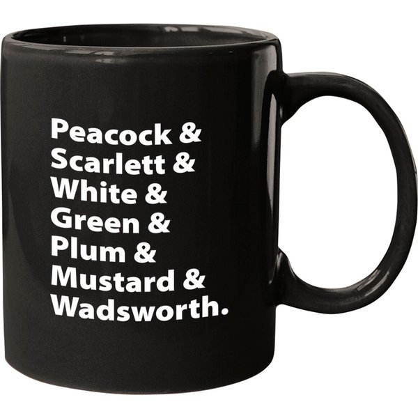 Clue Names - Movie - Mugs
