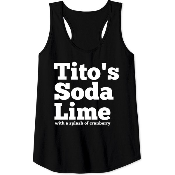 Tito's Soda Lime - White Tank Tops-image
