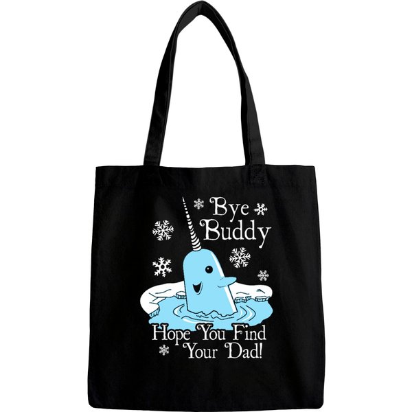 Elf Movie - Bye Buddy. Hope You Find Your Dad Bags-image