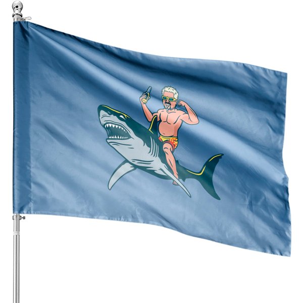 Flavor Shark - Guy Fieri - House Flags-image