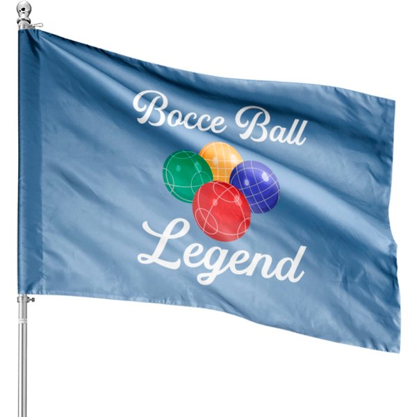 Bocce Ball Legend, Bocce House Flags-image