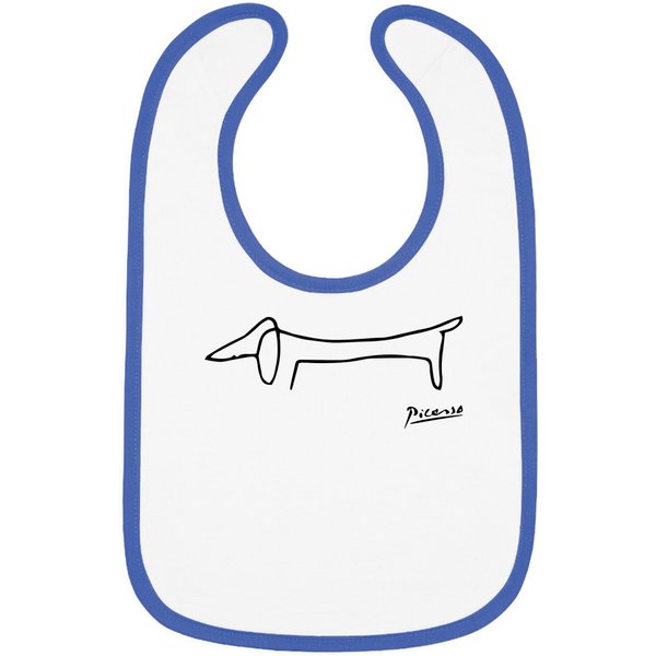 Pablo Picasso Dog (Lump) Artwork - Pablo Picasso Dog Lump Artwork - Bibs-image