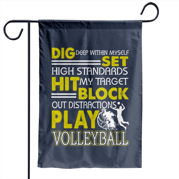 Volleyball Garden Flag Garden Flags-image