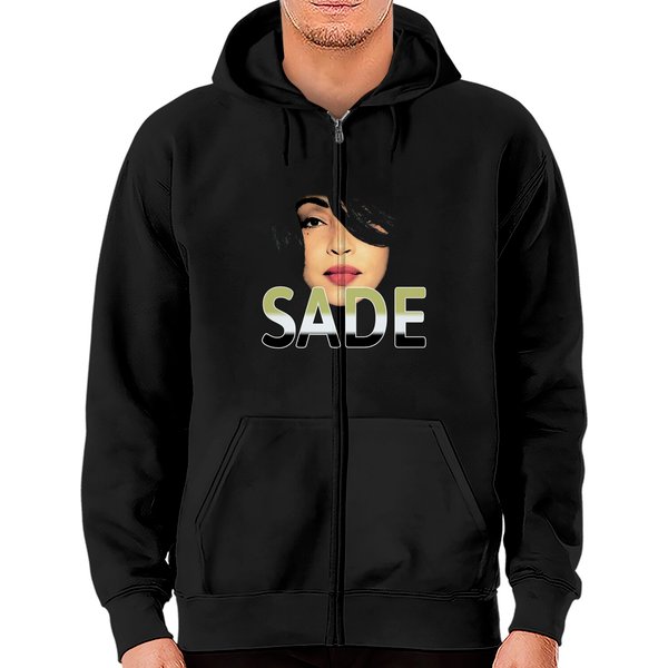 Sade Lovers Rock Tour Zip Hoodies, Sade Adu Merch Tour Black Zip Hoodies Unisex Size S-5Xl, Sade In Denim Zip Hoodies-image