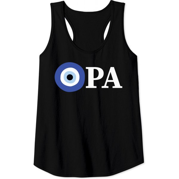 Greek Pride Gift Opa Evil Eye Tank Tops-image