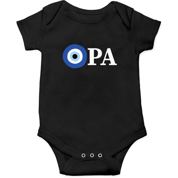 Greek Pride Gift Opa Evil Eye Onesies-image