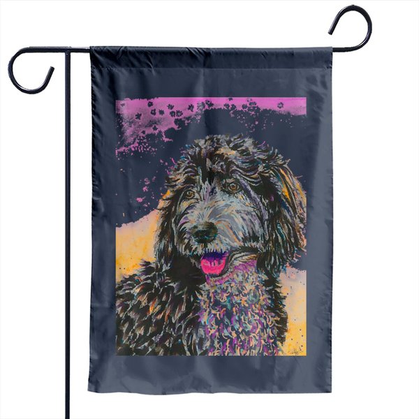 Bernedoodle T- Garden Flags Bernedoodle T- Garden Flags-image