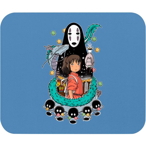 Spirited Away Animated Caracter Movie Cartoon Mouse Pads-image