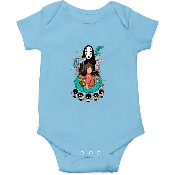 Spirited Away Animated Caracter Movie Cartoon Onesies