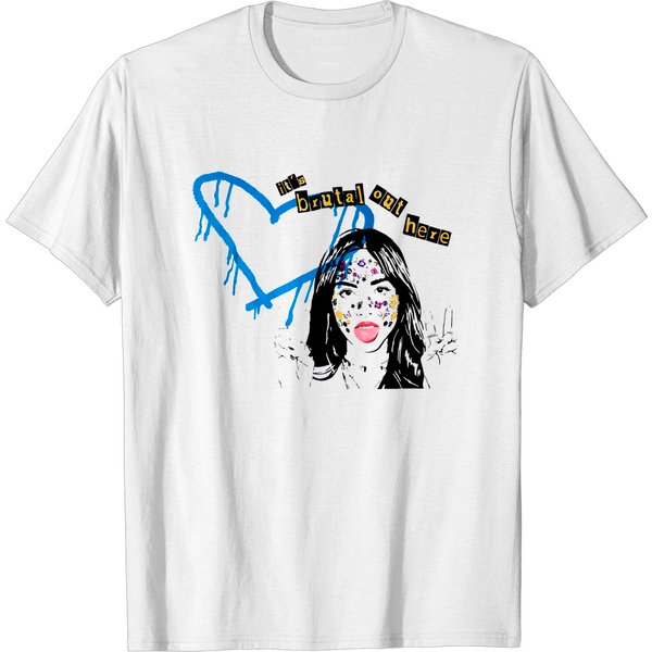 Kids! Olivia Rodrigo (It's Brutal Out Here) Sour Youth T-Shirt-image