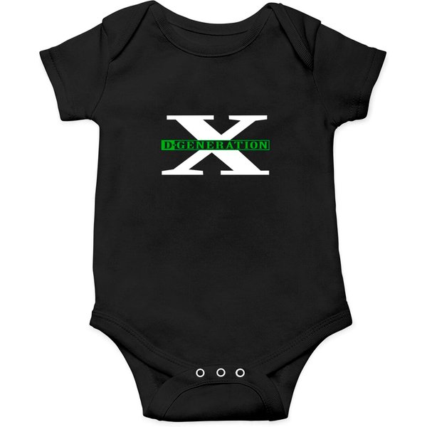 D-Generation X Classic Green Logo Graphic Onesies-image