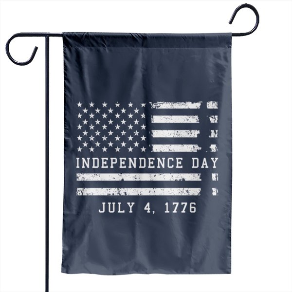 Us Independence July 4 Fourth 1776 Garden Flags