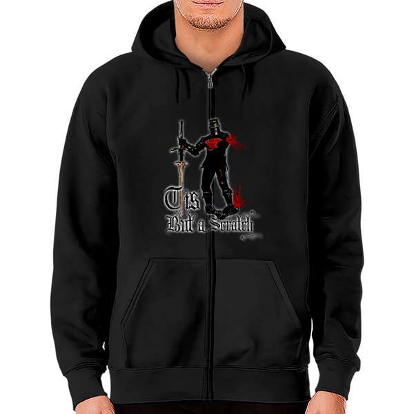 Tis But A Scratch - Monty Python And The Holy Grail - Zip Hoodies-image