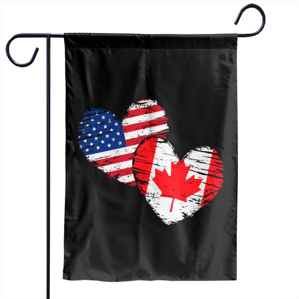Canadian American Friendship Usa Canada - Canada - Garden Flags-image