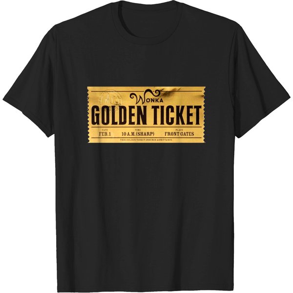 Willy Wonka Golden Ticket T-Shirt-image