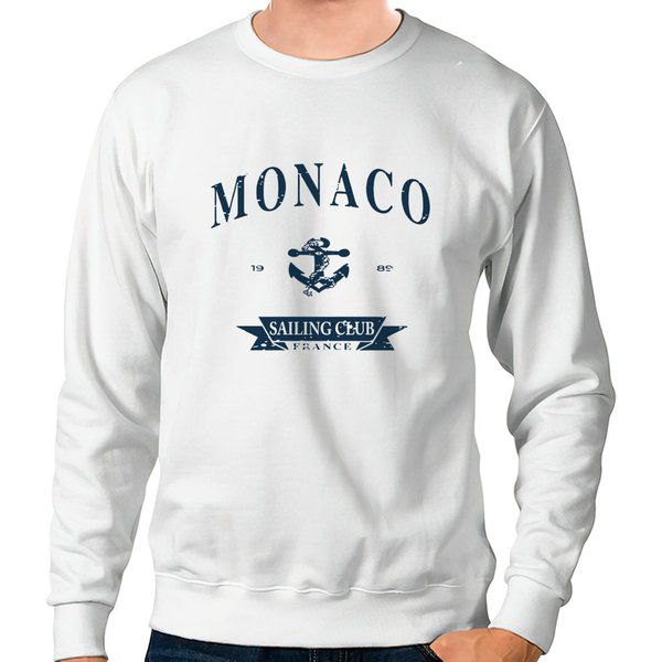 Monaco Sailing Club Vintage Style Unisex Sweatshirt | Monaco Crewneck-image