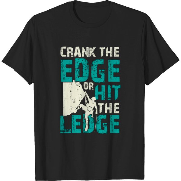 Climber Rock Climbing Climb Gift T-Shirt-image