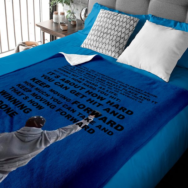 Rocky Balboa Baby Blanket Rambo Sylvester Stallone Boxing Baby Blankets-image