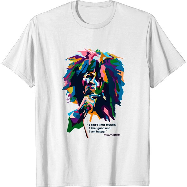 Abstract Popart T Turner In Wpap - Tina Turner - T-Shirt-image